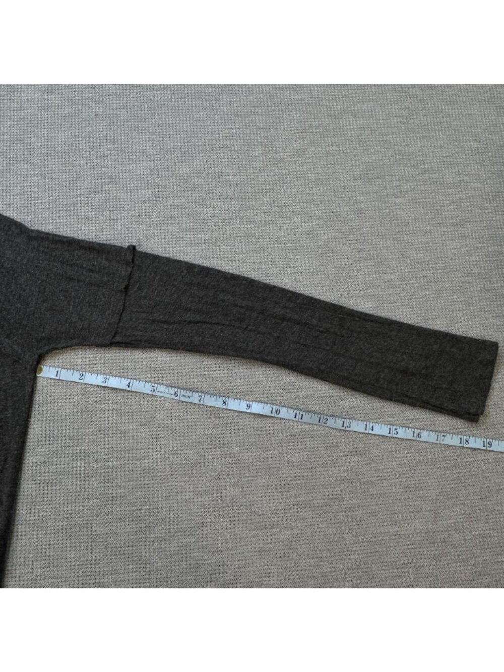 Mornings + Mimosas Graphic Long Sleeve Top Sz XS Dark Gray Relaxed by Well Worn - Picture 10 of 11